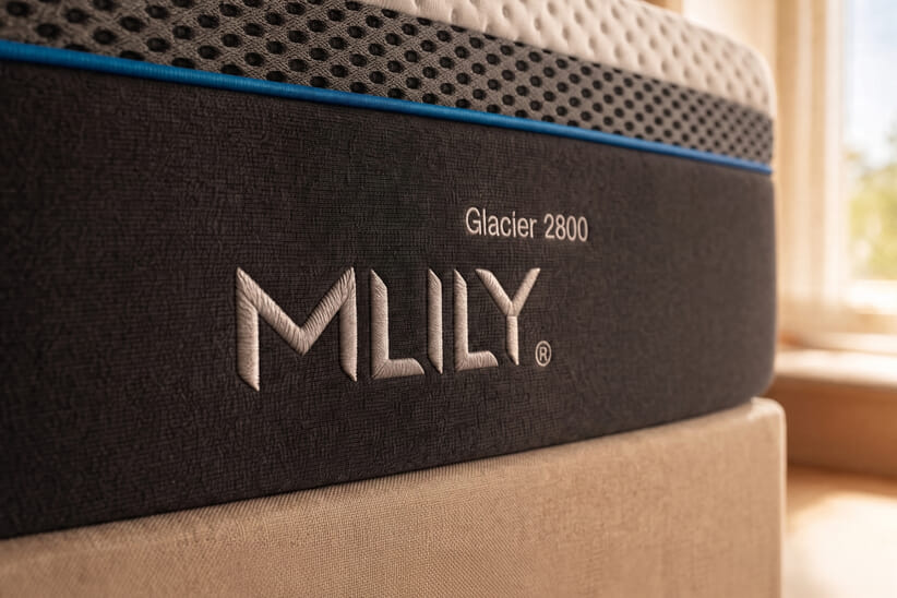 An image for MLILY®​ Glacier 2800 Cool Gel Hybrid Mattress + Ottoman Divan Bed