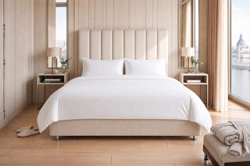 An image for MLILY®​ Glacier 2800 Cool Gel Hybrid Mattress + Premium Divan Bed