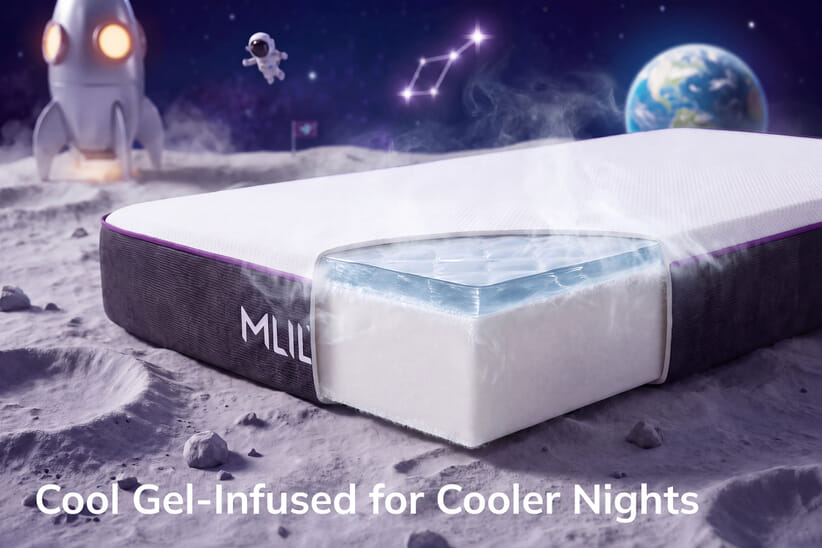 An image for MLILY® Lyra Kids Cool Gel Memory Foam Mattress