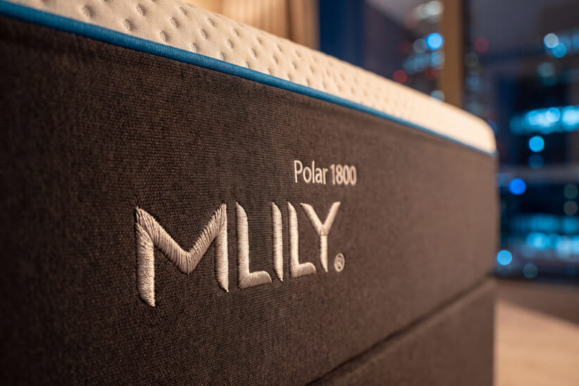 An image for ​MLILY®​ Polar 1800 Cool Gel Hybrid Mattress + Ottoman Divan Bed