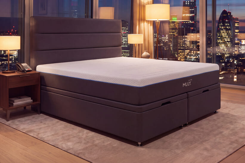 An image for ​MLILY®​ Polar 1800 Cool Gel Hybrid Mattress + Ottoman Divan Bed