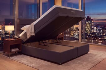 A product image for the ​MLILY®​ Polar 1800 Cool Gel Hybrid Mattress + Ottoman Divan Bed