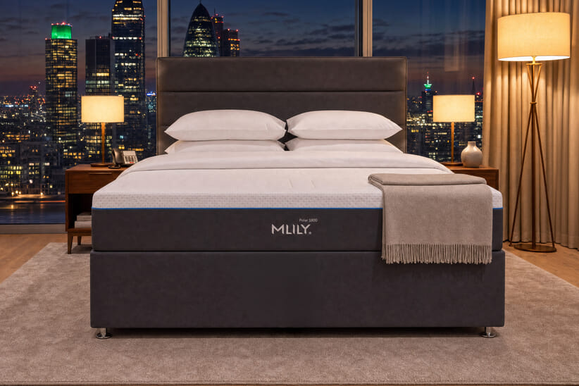 An image for MLILY®​ Polar 1800 Cool Gel Hybrid Mattress + Premium Divan Bed