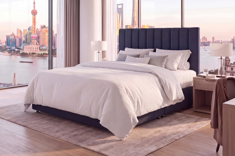 An image for MLILY®​ Summit Ortho 2800 Cool Gel Hybrid Mattress + Ottoman Divan Bed