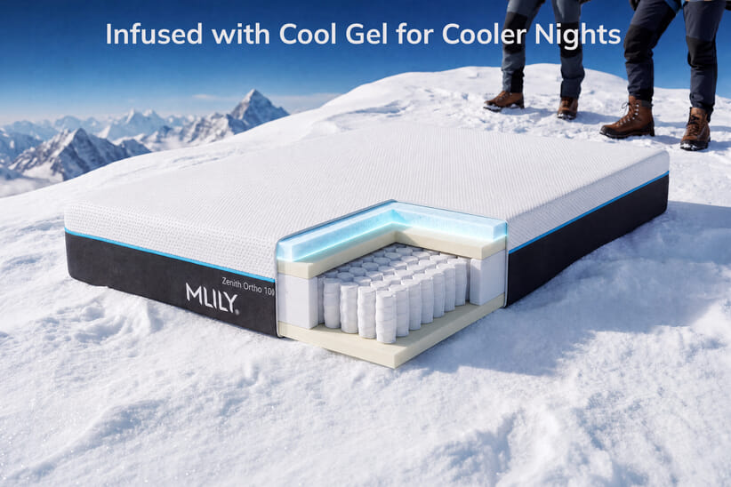 An image for MLILY® Zenith Ortho 1000 Cool Gel Hybrid Mattress