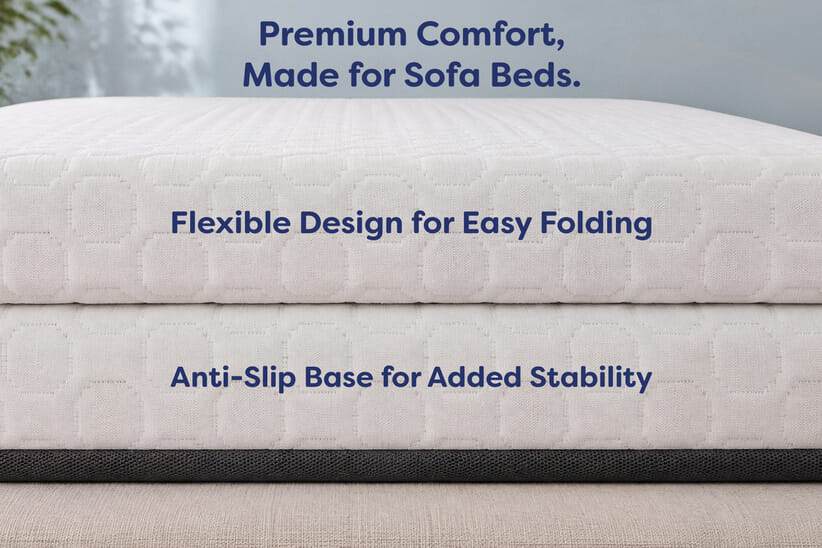 An image for Premium Replacement Sofa Bed Mattress - 7.5cm