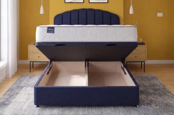 A product image for the Silentnight 1000 Mirapocket Memory Ortho Mattress + Ottoman Divan Bed