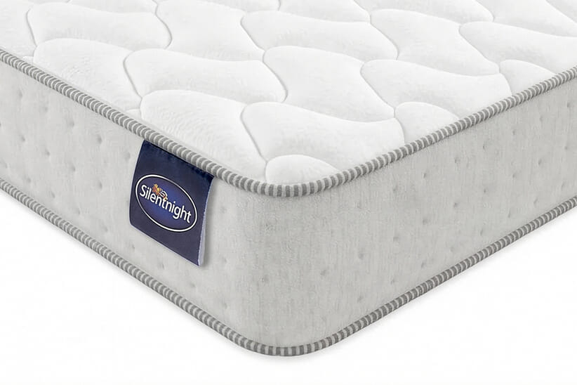 An image for Silentnight 800 Mirapocket Memory Ortho Mattress + Ottoman Divan Bed