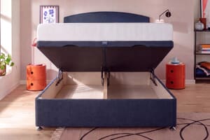 A product image for the Silentnight Hush Comfort Memory Foam Mattress  + Ottoman Divan Bed