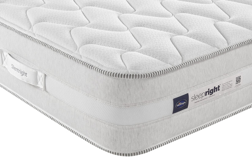 An image for Silentnight Sleep Right™ 2000 Mirapocket Memory Foam Mattress + Premium Divan Bed