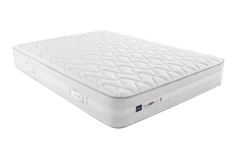 An image for Silentnight Sleep Right™ 2000 Mirapocket Memory Foam Mattress + Premium Divan Bed