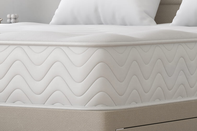 An image for Spring King® Memory Ortho Mattress + Ottoman Divan Bed