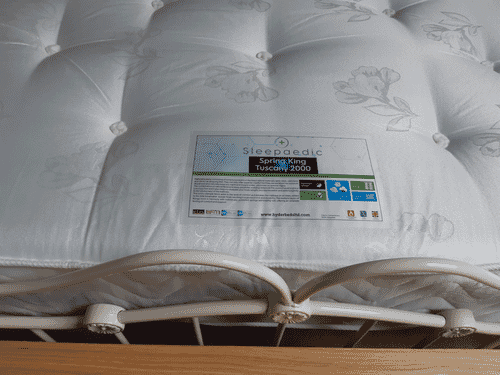 A customer photo for Spring King® Tuscany 2000 Mattress - A really comfy mattress that is medium/firm, so very supportive but soft. It was. Author: Patricia Elwis. Dated: 2020-09-30