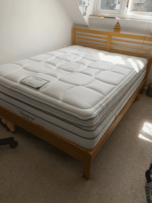 A customer photo for Beautyrest Boutique Providence 2600 Mattress - Very pleased with my simmons beautyrest boutique 2600 providence mattress from m. Author: Alan Clark. Dated: 2021-05-11