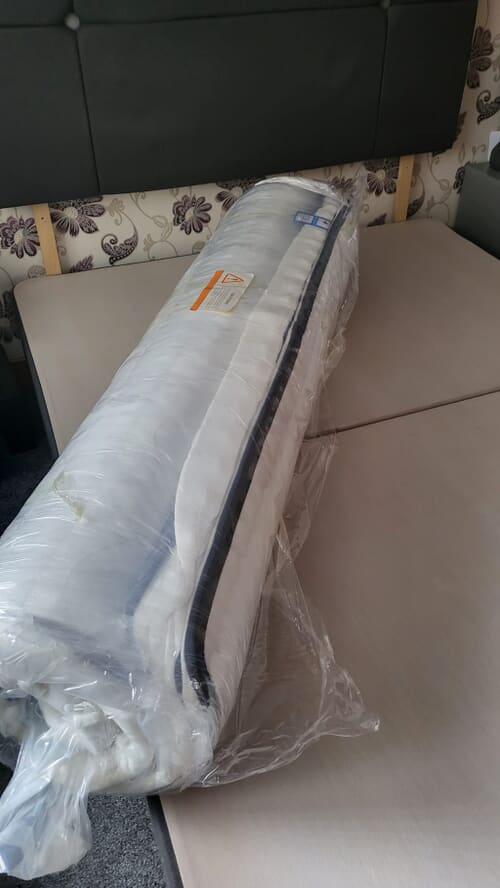 A customer photo for SleepSoul Space 2000 Pocket Memory Pillow Top Mattress - So far so good. Its very high. Had to buy 40cm sheets. The mattress itself is qu. Author: Lisa Jackson. Dated: 2022-05-30