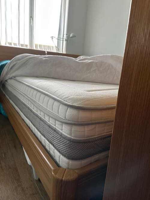 A customer photo for SleepSoul Wish 3000 Series Pocket Cool Gel Mattress - Comfortable,good quality, I can recommend this product .If I can compare this ma. Author: Kasia. Dated: 2023-01-21