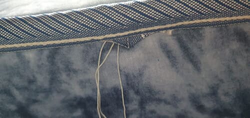 A customer photo for Nautilus Ortho Waterproof Contract Mattress - Very poor finish on the edges. Seems look like they would let moisture through.. Author: Ena Parry. Dated: 2023-10-06