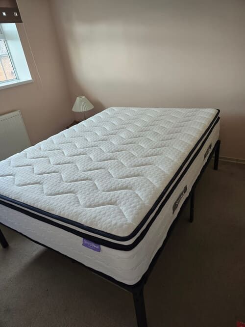 A customer photo for SleepSoul Space 2000 Pocket Memory Pillow Top Mattress - The quality of the mattress is worth the price, I am happy with my choice and re. Author: Koks Skirtumas. Dated: 2024-06-10
