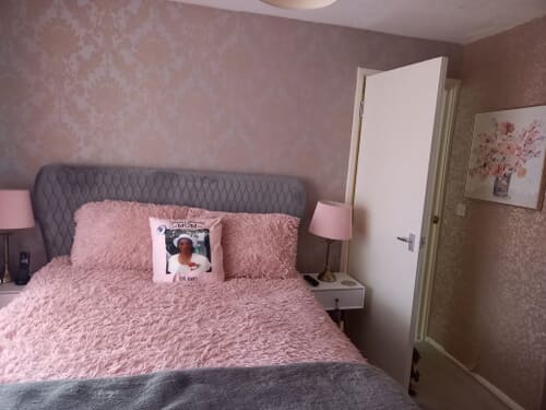 A customer photo for Spring King® Sanctuary Spa 2000 Pillow Top Mattress - Good quality,supportive to my body shape,no.More ache and pains when awake.. Author: Carol Hay. Dated: 2024-06-12