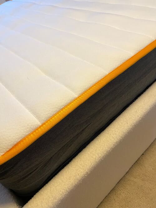 A customer photo for SleepSoul Comfort 800 Pocket Mattress - Selected this one from the reviews for my 10 year old daughter. She is very plea. Author: Georgina Mardon. Dated: 2024-12-23