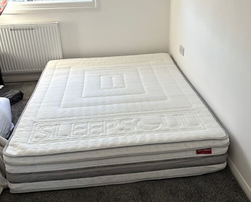 A customer photo for SleepSoul Wish 3000 Series Pocket Cool Gel Mattress - Absolutely the best mattress ever! the reviews say its not firm but it is firm a. Author: Olgap. Dated: 2024-12-24