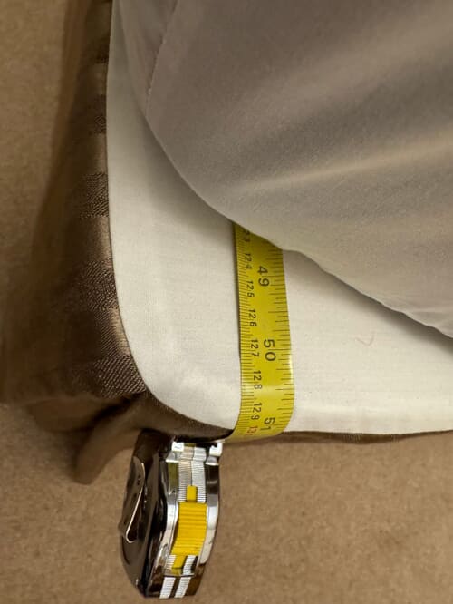 A customer photo for Emma® Original Pro Mattress - It is a very comfortable mattress but I don't think the production quality is pa. Author: A M. Dated: 2025-01-12