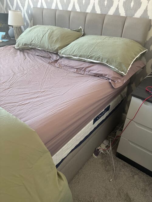 A customer photo for Coolflex® Premium Memory Hybrid Mattress - Very very comfortable. Exceptionally well made! I cant believe it came in a smal. Author: John Dunn. Dated: 2025-11-25