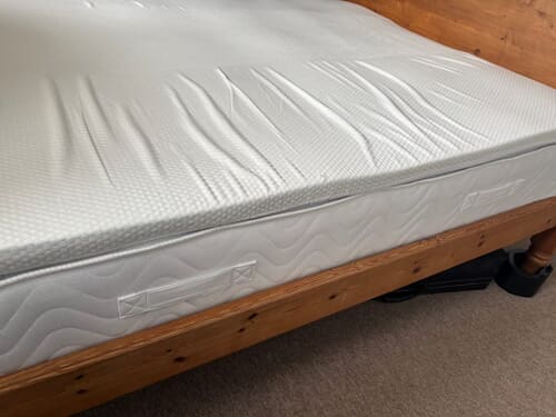 A customer photo for Spring King® Ruby Ortho Extra Firm Mattress - A very good mattress that works well with a memory foam topper.  Very good value. Author: Hugh. Dated: 2025-12-15