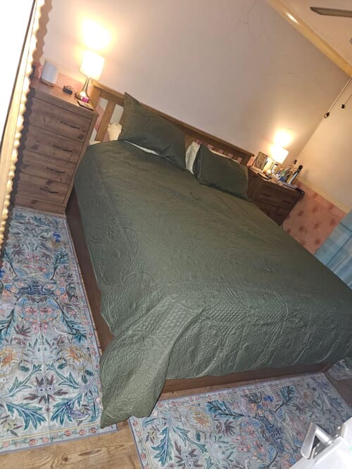 A customer photo for Highgrove Rowley Ortho 1000 Pocket Natural Mattress - Its big, deep, fits our bedframe and it feels so different (better) than the ver. Author: Kps. Dated: 2026-03-18