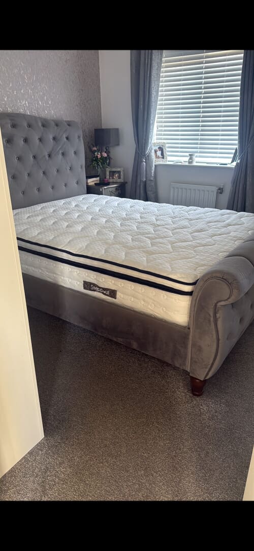 A customer photo for SleepSoul Space 2000 Pocket Memory Pillow Top Mattress - Love the mattress great service removed the old mattress even offered to take th. Author: Dan. Dated: 2026-03-24