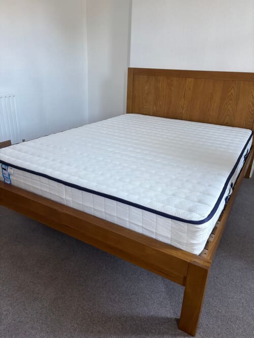 A customer photo for Coolflex® Essentials Pocket Memory Hybrid Mattress - We chose a medium mattress as other reviews had said the mattress was quite firm. Author: Julie. Dated: 2026-07-19